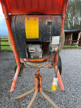 Image 2 of Belle 110 volt cement mixer c/w stand