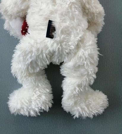 Image 7 of A White Shaggy 16" Boyds Bear.