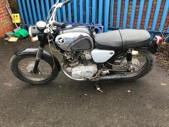 Image 1 of 1965 Honda CP77 MOTORCYCLE restoration project