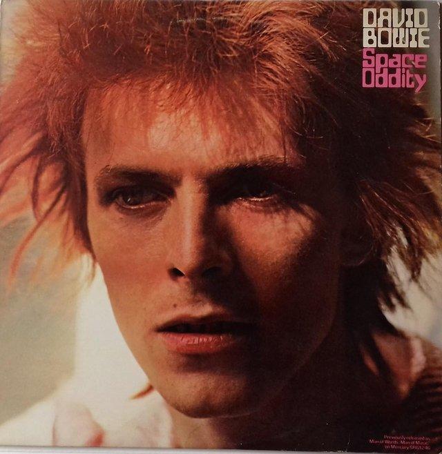 Preview of the first image of David Bowie Space Oddity 1972 Canadian 1st press LP. EX/VG+.