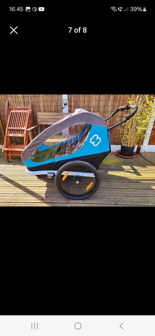 Preview of the first image of Hamax Traveller Bike Trailer/Pushchair.