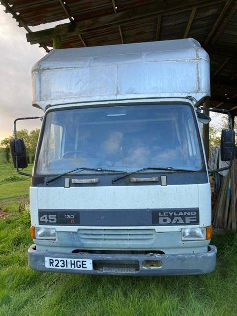 Preview of the first image of 1998 LEYLAND DAF 7.5t Horse lorry.