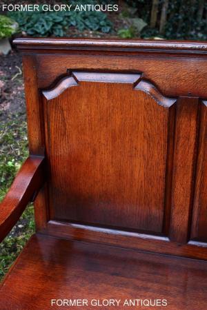 Image 17 of A TITCHMARSH AND GOODWIN TAVERN SEAT HALL SETTLE BENCH PEW