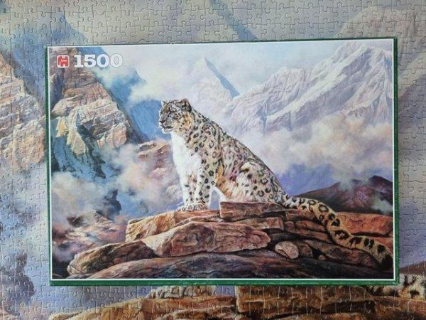 Image 3 of 1500 piece jigsaw by Jumbo called MOUNTAIN DOMAIN
