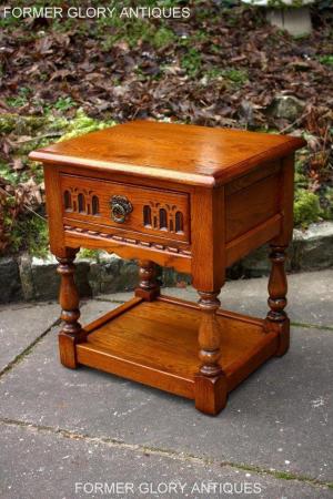 Image 65 of OLD CHARM LIGHT OAK PHONE LAMP TABLE BEDSIDE CABINET STAND