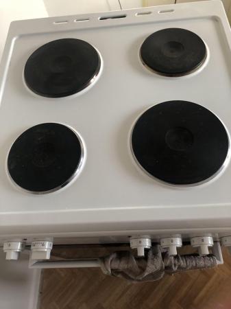 Image 3 of Bush electric cooker DHBES60WX
