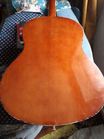 Image 2 of HOHNER ACUSTIC 6 STRINGS QUALITY GUITAR 1980S
