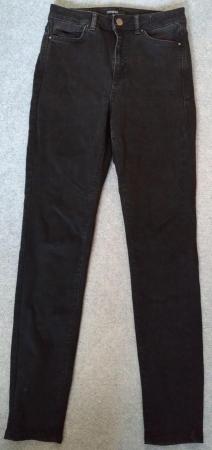 Image 1 of Marks and Spencer Autograph black skinny jeans- size 10 (UK)