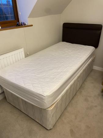 Image 2 of Single divan bed as new condition £25.00