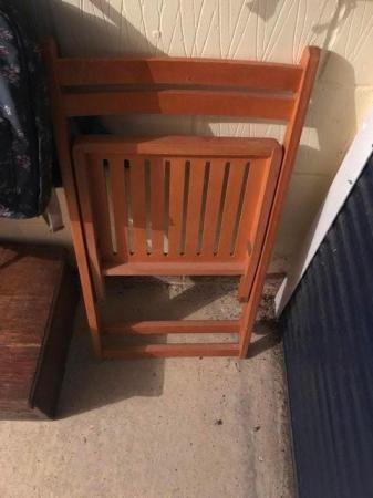 Image 2 of FREE - pine fold down chair (see photos)