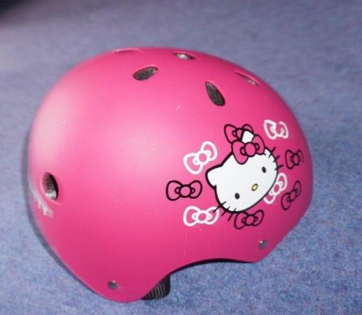 Image 2 of Hello Kity Childs cycle/ Skating helmet