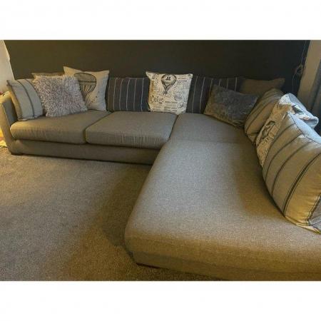 Image 1 of DFS CORNER SOFA AND ARMCHAIR -