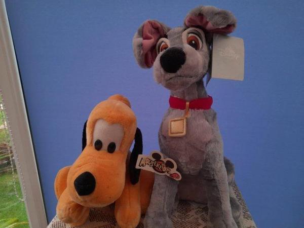 Image 2 of Collection of Disney soft toys Mickey.Minnie.Pluto