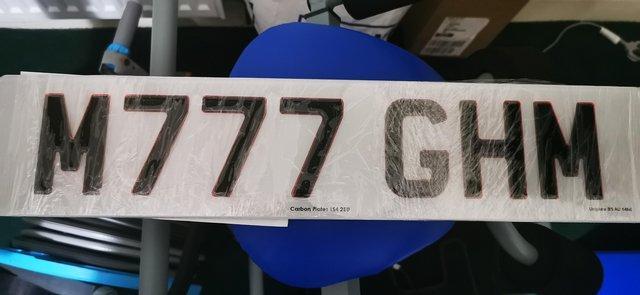 Preview of the first image of M777 GHM Personised Number Plate.