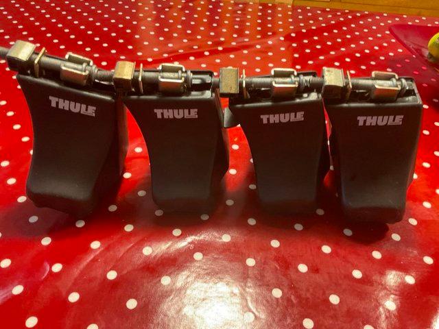 Preview of the first image of Thule roof bar foot pack good condition.