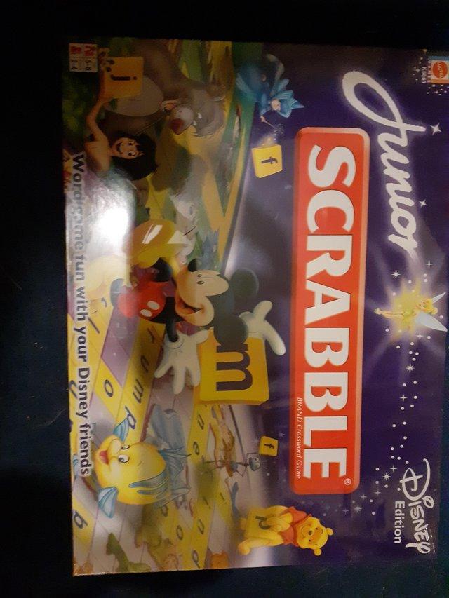 Preview of the first image of Brand new, still in wrapping. Junior scrabble Disney version.