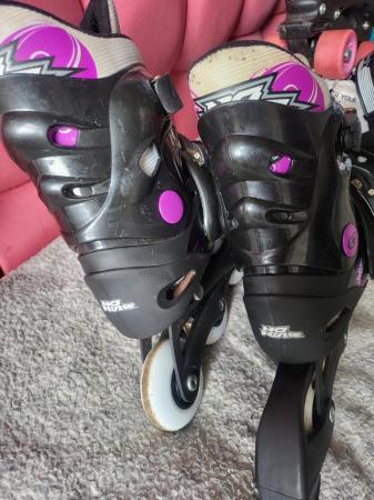 Image 2 of No fear inline skates adult size 5-8