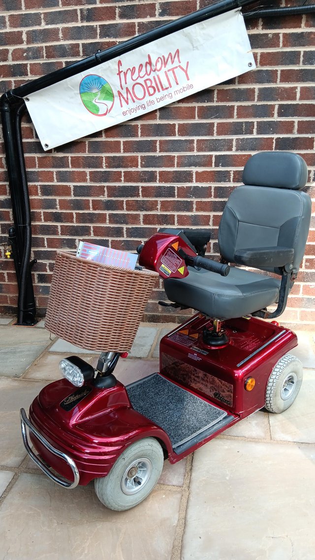 Preview of the first image of #DELIVERED# New batteries Shoprider Deluxe mobility scooter.