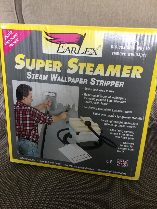 Preview of the first image of Earlex Wallpaper Steamer complete with instructions.
