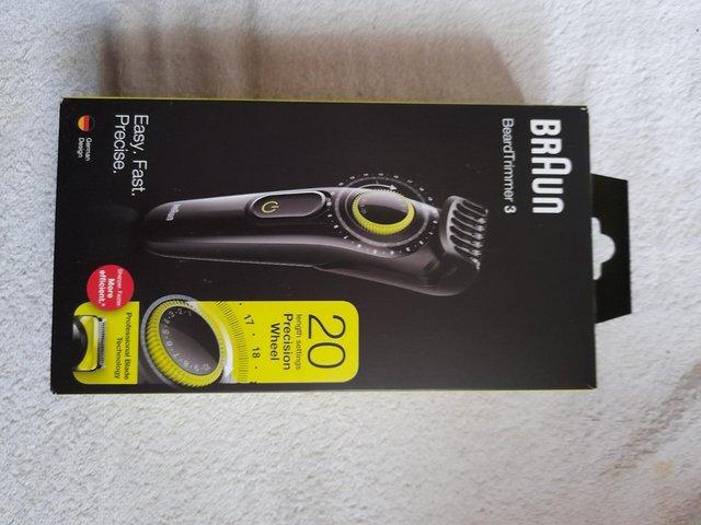 Preview of the first image of Braun  Beard Trimmer 3 Unused. Ideal Xmas Gift.