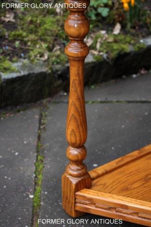 Image 14 of AN OLD CHARM VINTAGE CANTED HALL LAMP PHONE TABLE STAND