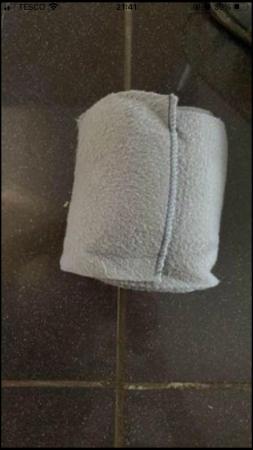 Image 1 of Grey Fleece Leg Stable Bandages 3.5meters