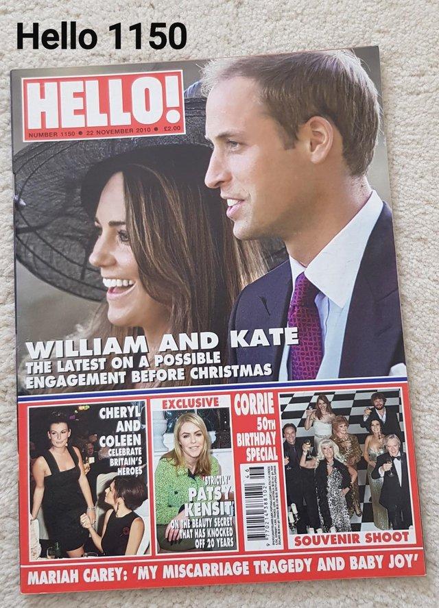 Preview of the first image of Hello Magazine 1150 - William & Kate -Latest on Poss Eg'ment.