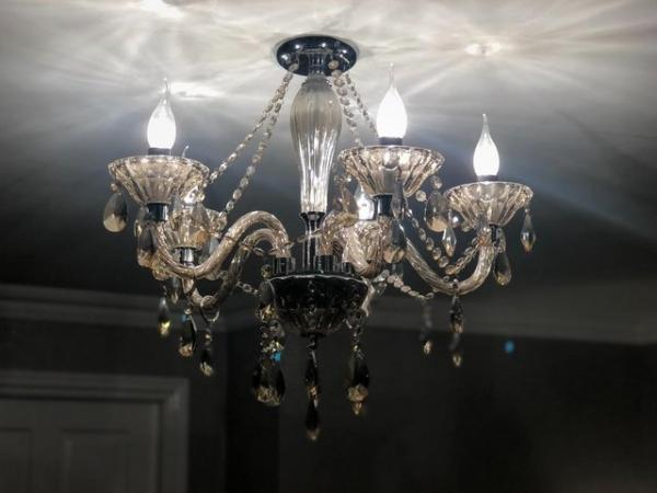 Image 1 of Crystal Chandelier Ceiling Light