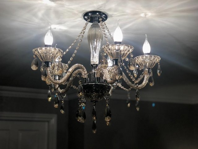 Preview of the first image of Crystal Chandelier Ceiling Light.