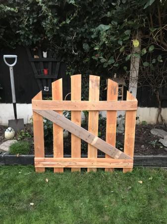 Image 1 of Wooden Garden picket gate