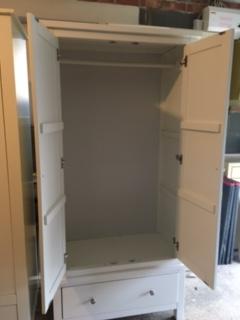 Image 1 of Used two white wardrobes - can be sold separately