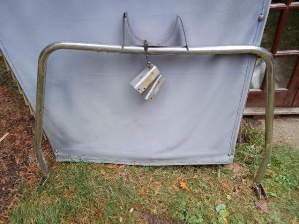 Image 2 of Folding stainless steel boom crutch