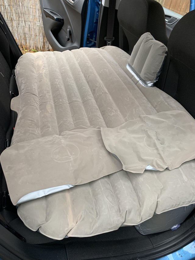 Preview of the first image of Inflatable car bed for back seats.