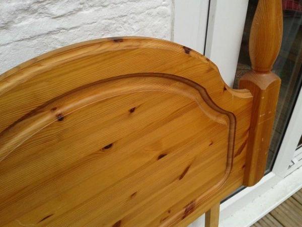 Image 3 of Single Bed Solid PINE Headboard