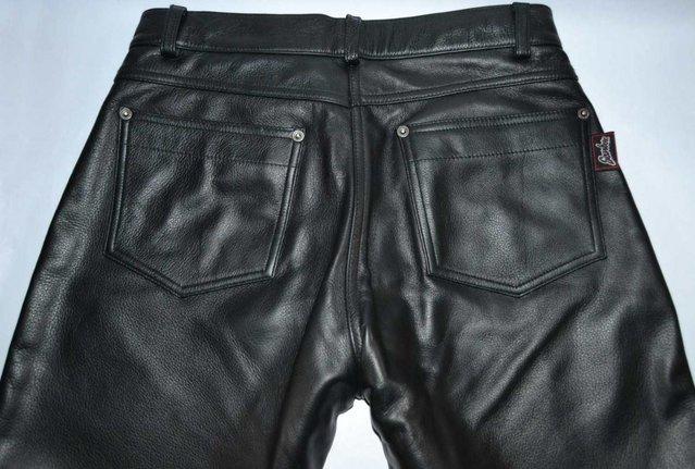 Image 3 of Searbok Leather Bikers Jeans Size 12