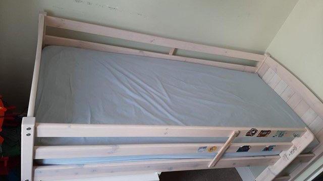 Image 3 of Childs Mid Bunk Bed with pull-out Desk