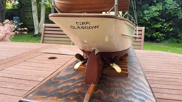 Image 25 of Model boat live steam,45 inch museum quality steam yacht