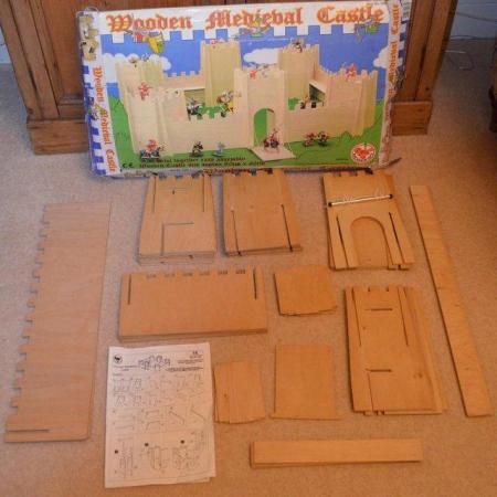 Image 1 of Large Children's Wooden MedievalPlay Castle