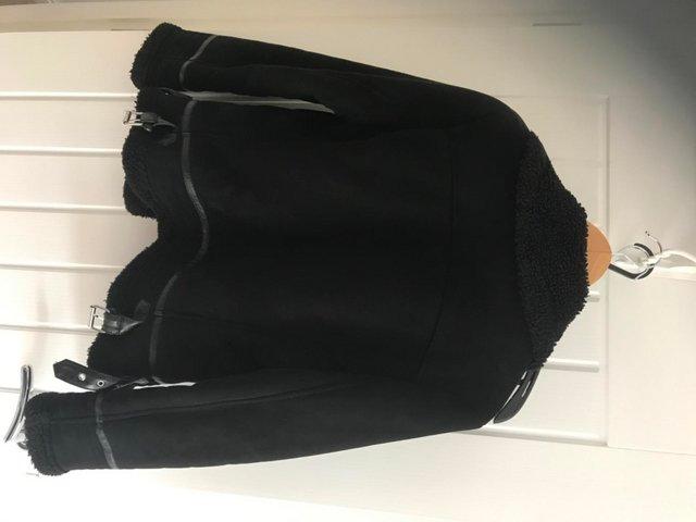 Preview of the first image of Zara suede Flying Jacket - ladies.