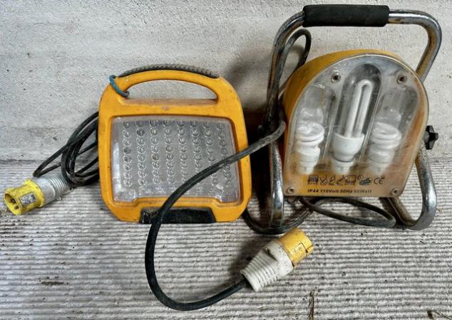 Image 1 of 2 Industrial 110V lights for sale