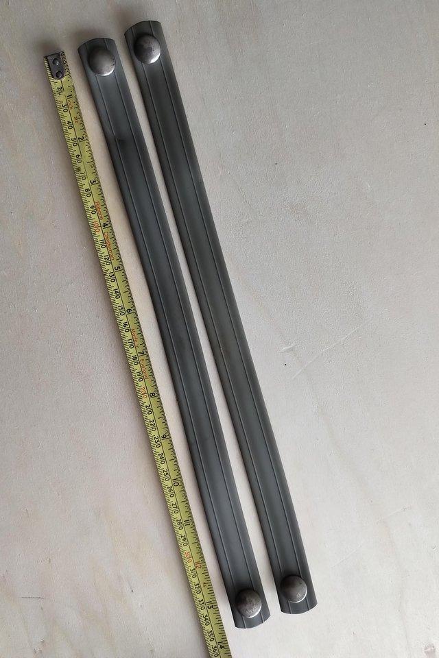 Preview of the first image of Pair of 2CV6 Grey Hood Retaining Straps.