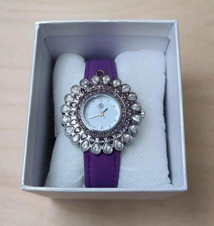 Image 17 of STRADA Japanese Movement Floral Design Watch