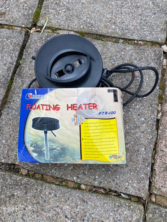 Preview of the first image of Resunfloating pond heater for sale.