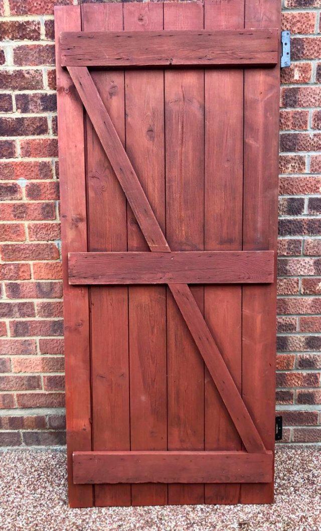 Preview of the first image of DOOR (external) FOR GARDEN OR WORKSHOP.
