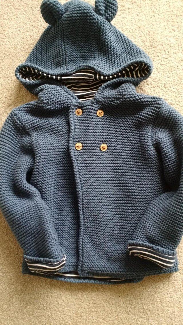 Preview of the first image of 18-24 months knitted jacket M&S.