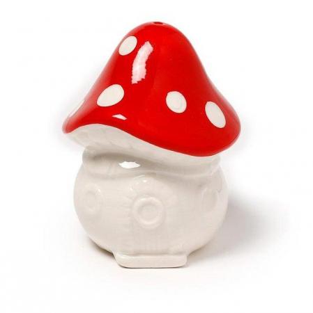 Image 2 of Novelty Ceramic Salt & Pepper Set - Fairy Toadstool House.