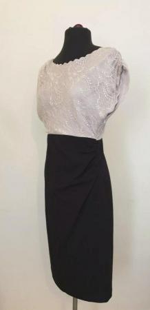 Image 1 of Coast dress size 12. Back with grey/pink
