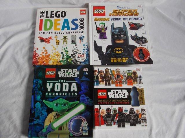 Preview of the first image of 4 Lego Books Lego Ideas Batman Star Wars.