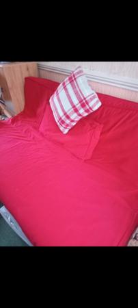 Image 3 of Ikea sofa bed red good condition