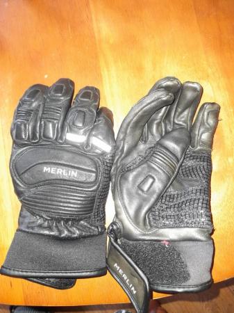 Image 2 of Motorbike jacket and gloves. Merlin.